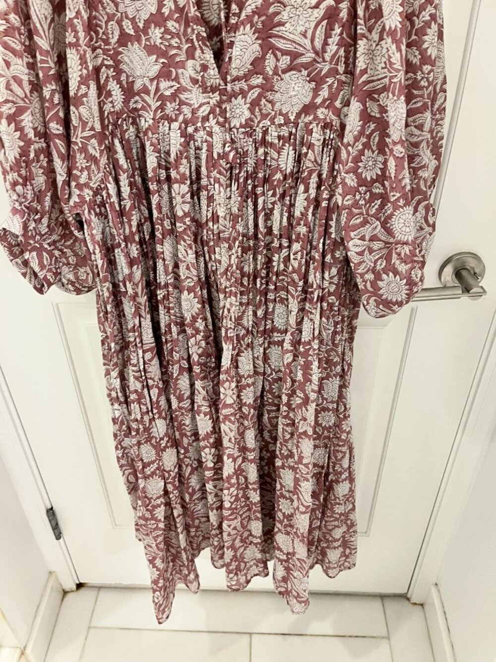 NWOT Daughters of India Kyra Midi Dress - Musk - Size M MEDIUM - Floral Printed - Picture 6 of 10